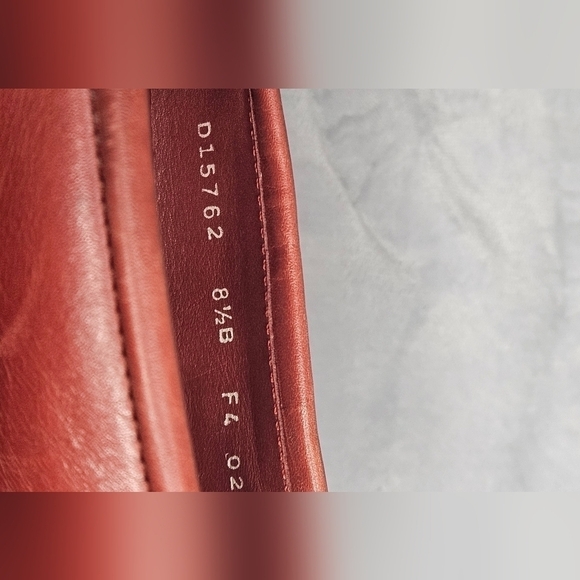 Cole Haan Country Edition Womens Slip On Red Driving Leather Loafers Size 8.5 - Picture 6 of 7